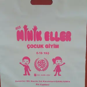 Özel Baskılı Saplı ve El Geçme Mağaza Poşeti